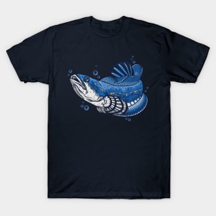 Aquatic Elegance: The Enigmatic Snakehead Fish T-Shirt